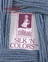 Фото The Thread Gatherer Blue Cotton Frocks 100% шовк 5yrd SNC 152