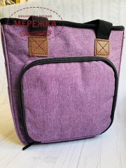 Фото сумка для рукоділля фіолетова