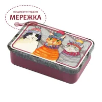 Фото Органайзер для рукоділля Emma Ball металевий Cats in Hats Pocket Tin T301