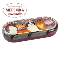 Фото Emma Ball Футляр для окулярів металевий Cats in Hats Glasses Case T312
