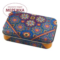 Фото Скринька для рукоділля Emma Ball металевий Marrakesh Mini Rectangular Tin T322