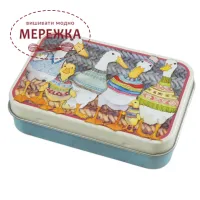 Фото Скринька для рукоділля Emma Ball металевий Dapper Ducks  Mini Hinged Tin T372