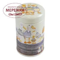 Фото Органайзер для рукоділля Emma Ball металевий 3 яруси  Dapper Ducks. Mini Stacking Tin T375