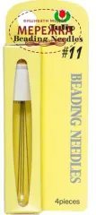 Фото TULIP набір голок для вишивання бісером №11, 4 шт. TBN-003e