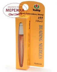 Фото TULIP набір голок для вишивання бісером №11, 4 шт. TBN-014e