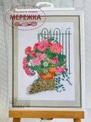 Набір для вишивання хрестиком Thea Gouverneur Рожева гортензія фото