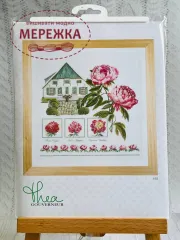 Набір для вишивання хрестиком Thea Gouverneur Піони фермера фото