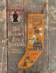 Фото Teresa Kogut Схема All Hallow's Eve Stocking XS405