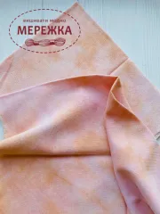 Фото полотно ручного фарбування DMC колір пудрово-рожевий