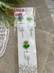 Фото Hobby Bee Набір пінів Тюльпани 4