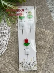 Фото Hobby Bee Набір пінів Тюльпани 6