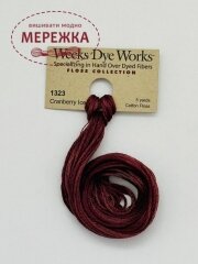 Фото Муліне ручного фарбування Weeks Dye Works Cranberry Ice 1323