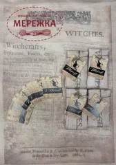 Фото Рівномірне полотно The Primitive Hare ручного фарбування Witchcraftl Linen 30 ct Smal