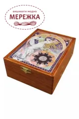 Фото Скринька для рукоділля Sajou дерево, Carte Etoilee