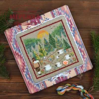 Фото Набір для вишивання хрестиком TelaArtis Стежка пастуха +тканина для оформлення Х-082