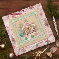 Фото Набір для вишивання хрестиком TelaArtis Імбірний будиночок Х-084