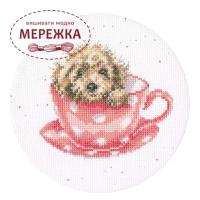 Фото Набір для вишивання хрестиком Bothy Threads Teacup Pup XHD119P