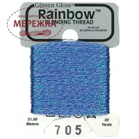 Фото Glissen Gloss Rainbow Blending Thread Cornflower Blue RBT705