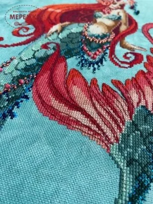 Ajnj Набір для вишивання хрестиком ЛЕЛЯ Коралова розкіш К-1