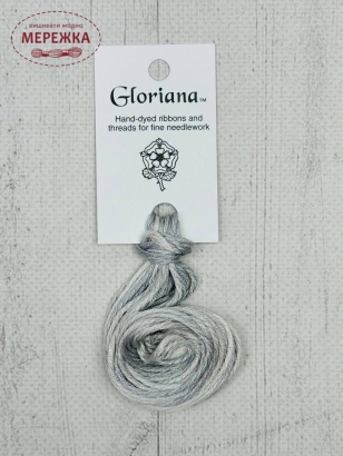 Фото Gloriana Silk Floss 6yds, Silver Fox GLO 002