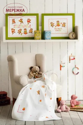 Фото Creation Point de Croix Журнал Douceurs de bebe