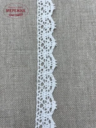 Фото Мереживо біле, 100% бавовна (008) 987673