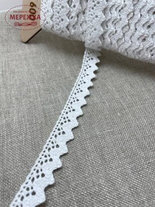 Фото Мереживо біле, 100% бавовна (009) 987681