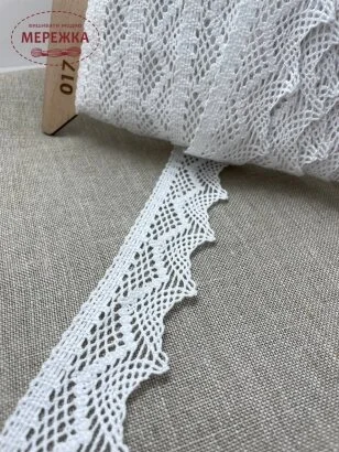Фото Мереживо біле, 100% бавовна (017) 987677