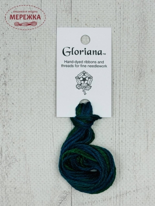 Фото Gloriana Silk Floss 6yds, Deep Blue Sea GLO 017