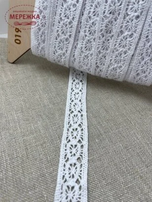 Фото Мереживо біле, 100% бавовна (019) 87342