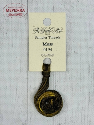 Фото Муліне ручного фарбування The Gentle Art Sampler Threads Moss 0194