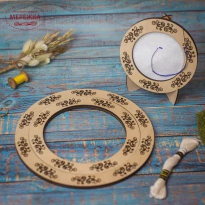 Фото П'яльця для вишивання WonderstitchUA магнітні, 20 см. (15 см.)+підставка SET4