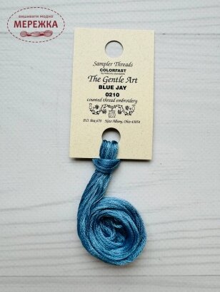 Фото The Gentle Art Sampler Threads Blue Jay 0210