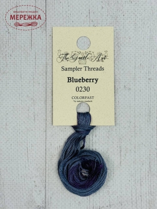 Фото Муліне ручного фарбування The Gentle Art Sampler Threads Blueberry 0230