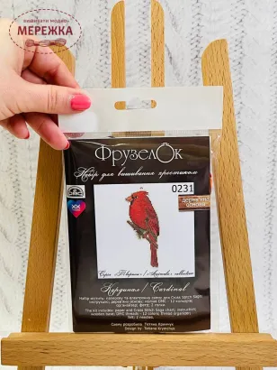 Фото Набір для вишивання хрестиком Фрузелок Кардинал 0231