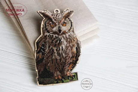 Фото Набір для вишивання хрестиком Фрузелок Пугач 0246