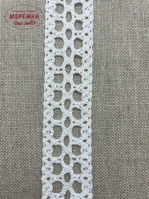 Фото Мереживо біле, 100 % бавовна (026) 1529/30w