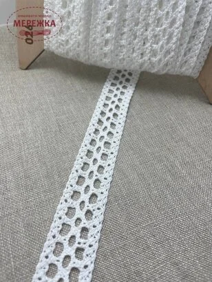 Фото Мереживо біле, 100 % бавовна (026) 1529/30w