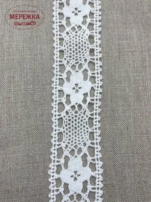 Фото Мереживо біле, 100 % бавовна (027) 1906/43w