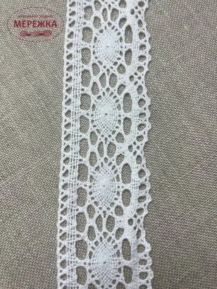 Фото Мереживо біле, 100% бавовна (031) 987669