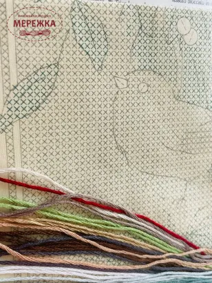 Фото набір для вишивання Діменшинз Снігурі на гілці