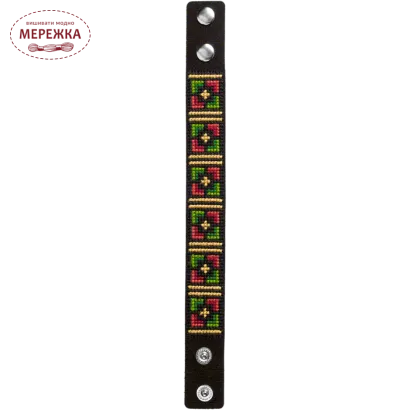 Фото Набір для вишивання браслета на штучній шкірі FLHL-036