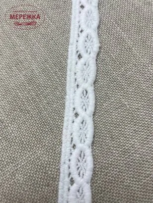 Фото Мереживо біле, 100% бавовна (041) 33/1