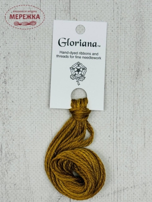 Фото Gloriana Silk Floss 6yds, Lacquered Gold GLO 045