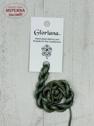 Фото Gloriana Silk Floss 6yds, Slate Green GLO 051