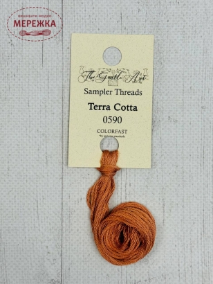 Фото Муліне ручного фарбування The Gentle Art Sampler Threads Terra Cotta 0590