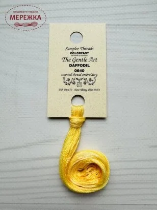 Фото The Gentle Art Sampler Threads Daffodil 0640