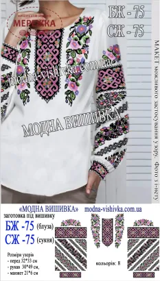 Фото блуза жіноча БЖ 075