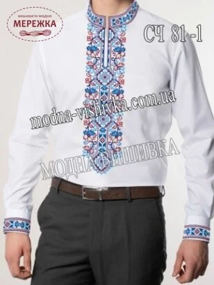 Фото Сорочка чоловіча Модна Вишивка СЧ-081-1