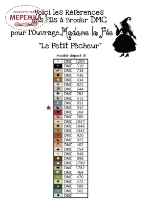 Фото Madame la Fee Схема Le P'tit Pecheur -084 988098